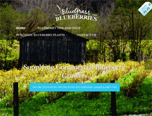 Tablet Screenshot of bluegrassblueberries.com